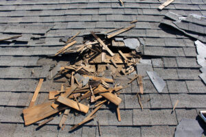 Damaged roof inspection performed by Tailored Home Improvements in Kanata