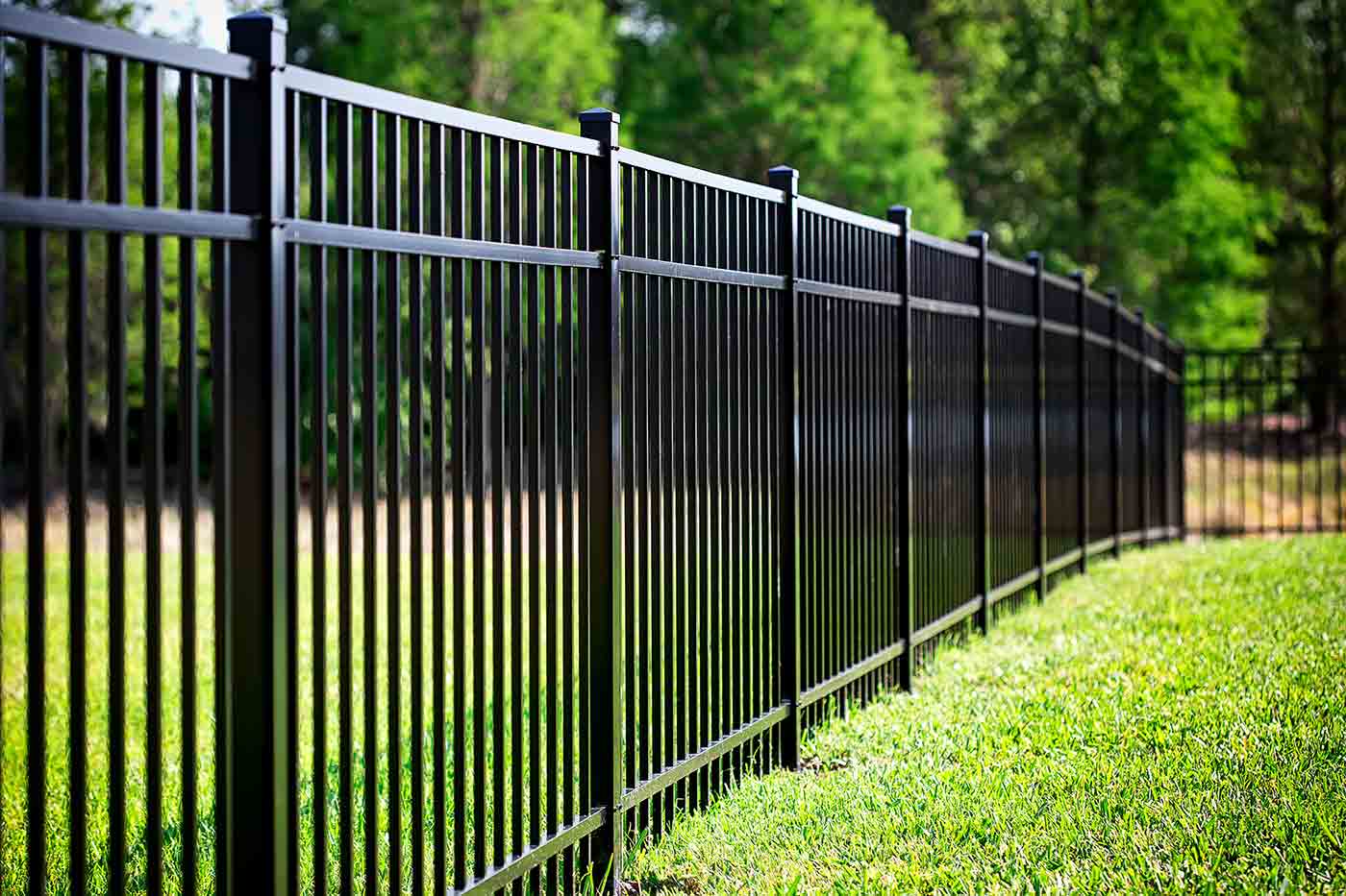 black-aluminum-fences-vs-wrought-iron